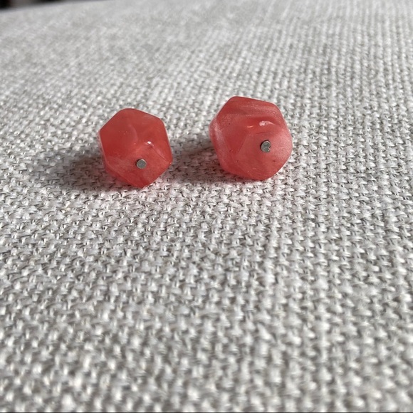 💎Genuine rose-quartz drop earrings - Picture 3 of 4